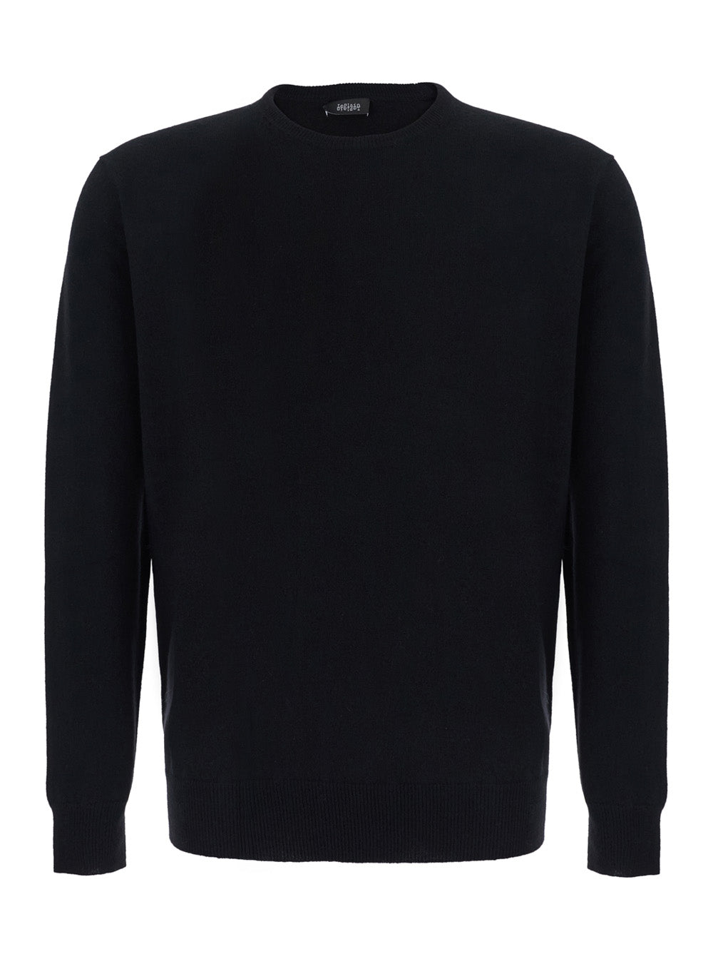 Leplain Cashmere Round Neck Sweater — Black by Leplain