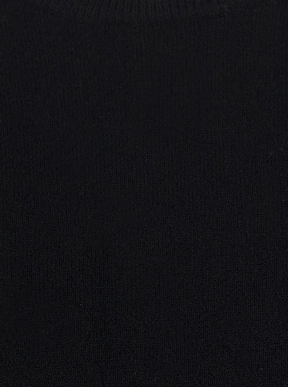 Leplain Cashmere Round Neck Sweater — Black, view 3