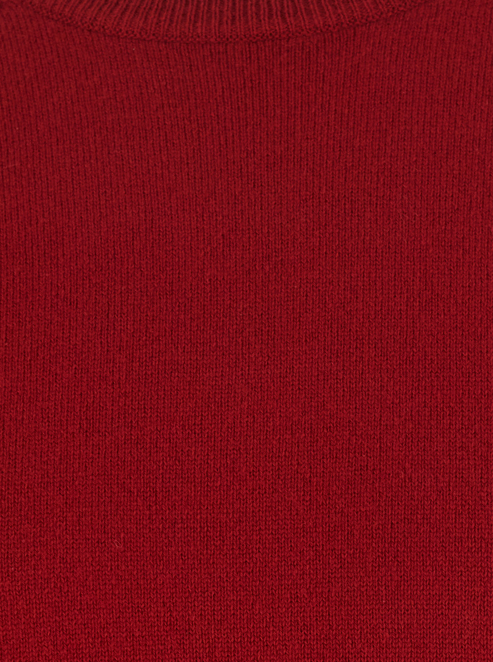 Leplain Cashmere Round-Neck Sweater — Red, view 3