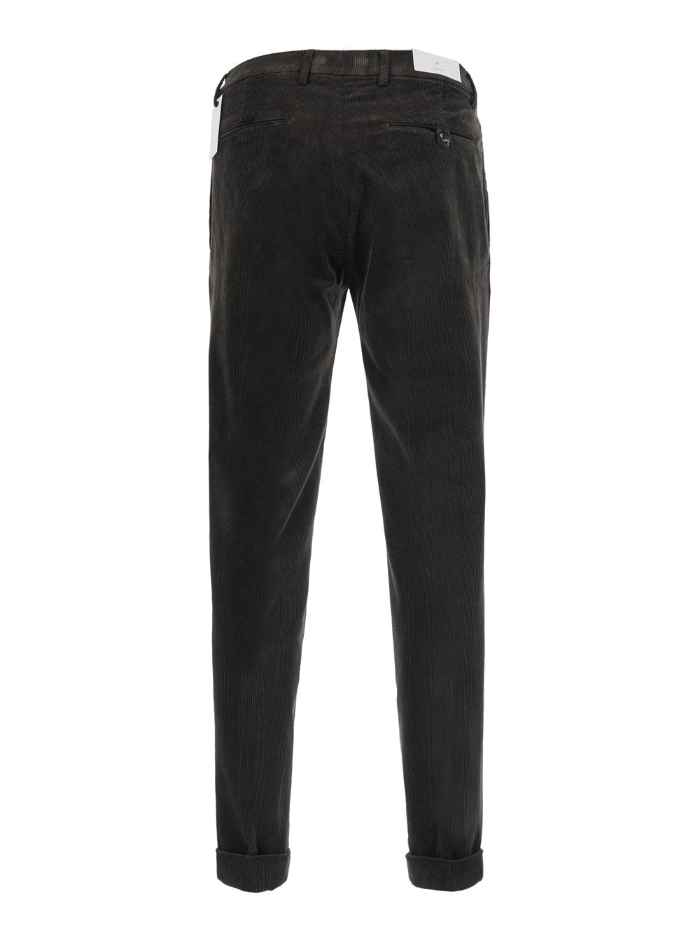 Michael Coal Tech Fabric Cotton Trousers — Brown, view 2