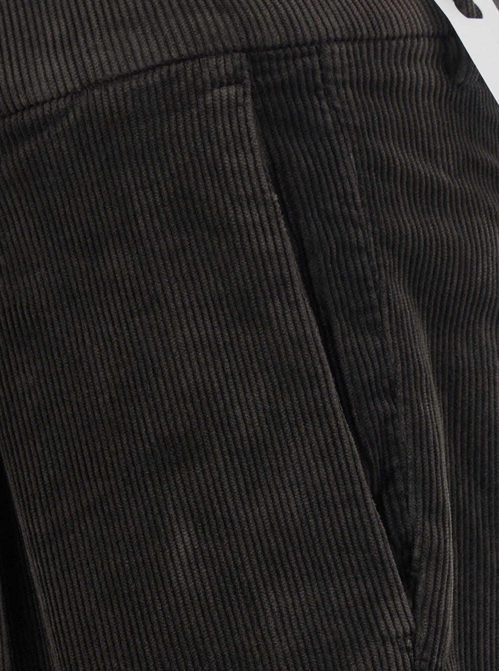 Michael Coal Tech Fabric Cotton Trousers — Brown, view 3