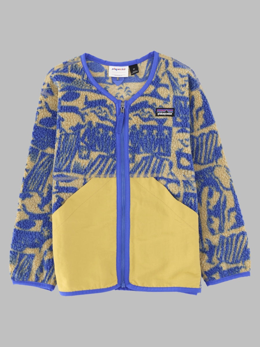 Patagonia Recycled Polyester Shearling Jacket — Blue by Patagonia