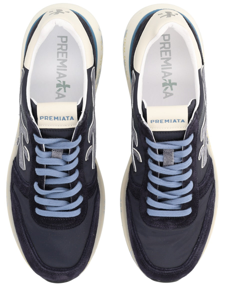 Premiata Mick Sneaker — Blue, view 3