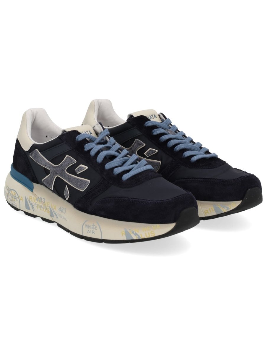 Premiata Mick Sneaker — Blue, view 6