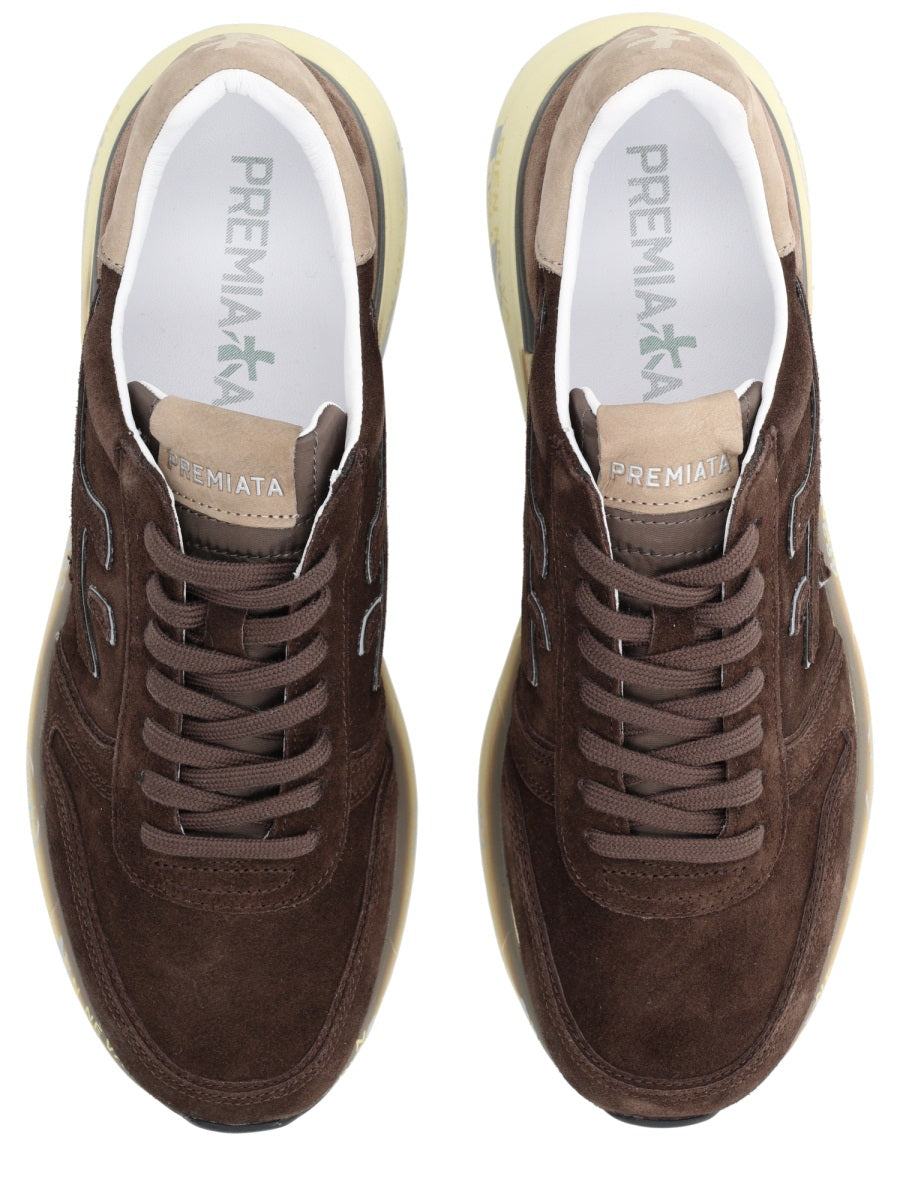 Premiata Mick Sneaker — Brown, view 3