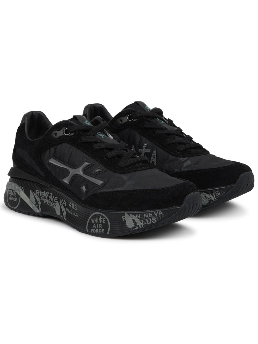 Premiata Moerun Sneaker — Black, view 3