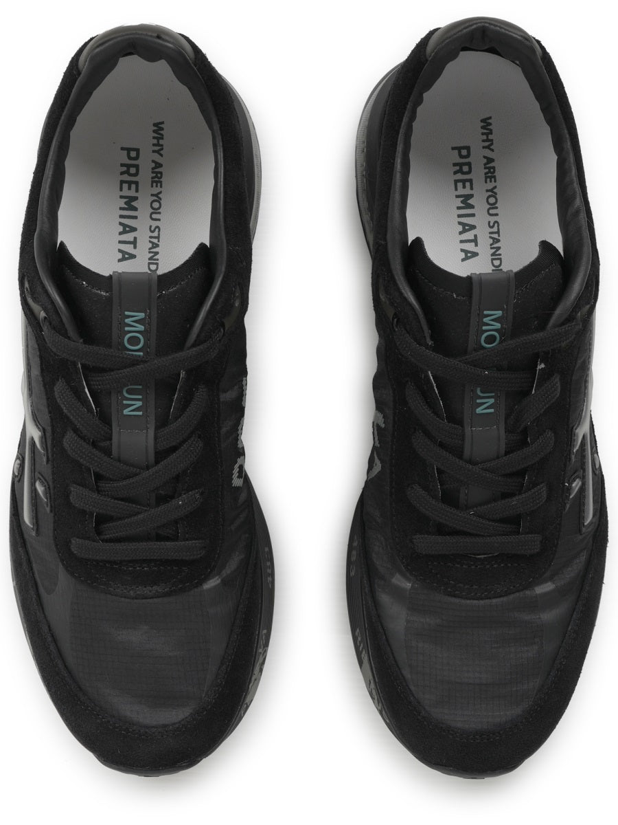 Premiata Moerun Sneaker — Black, view 6