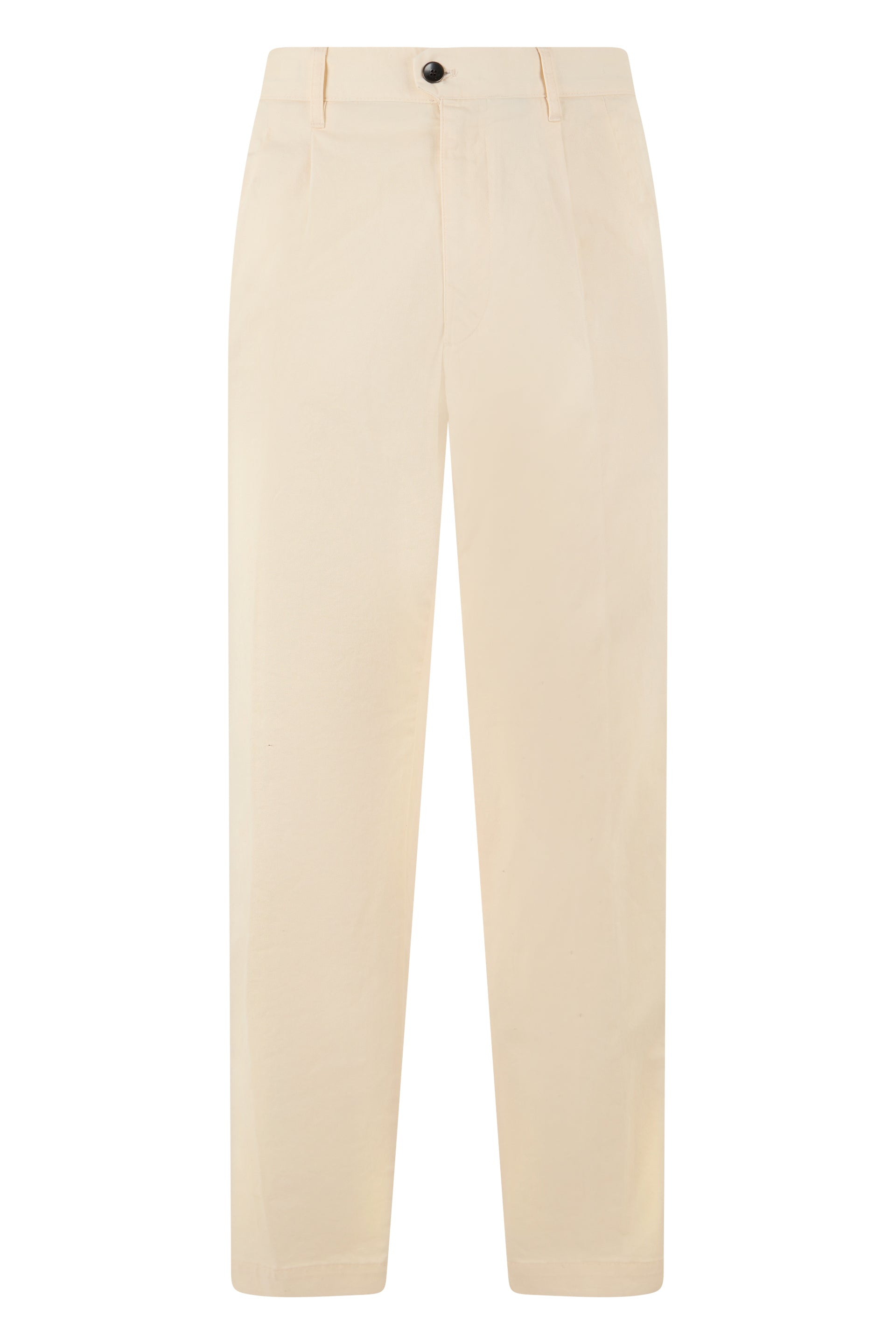 Slowear Straight-Leg Cotton-Blend Chinos — Ivory by Slowear
