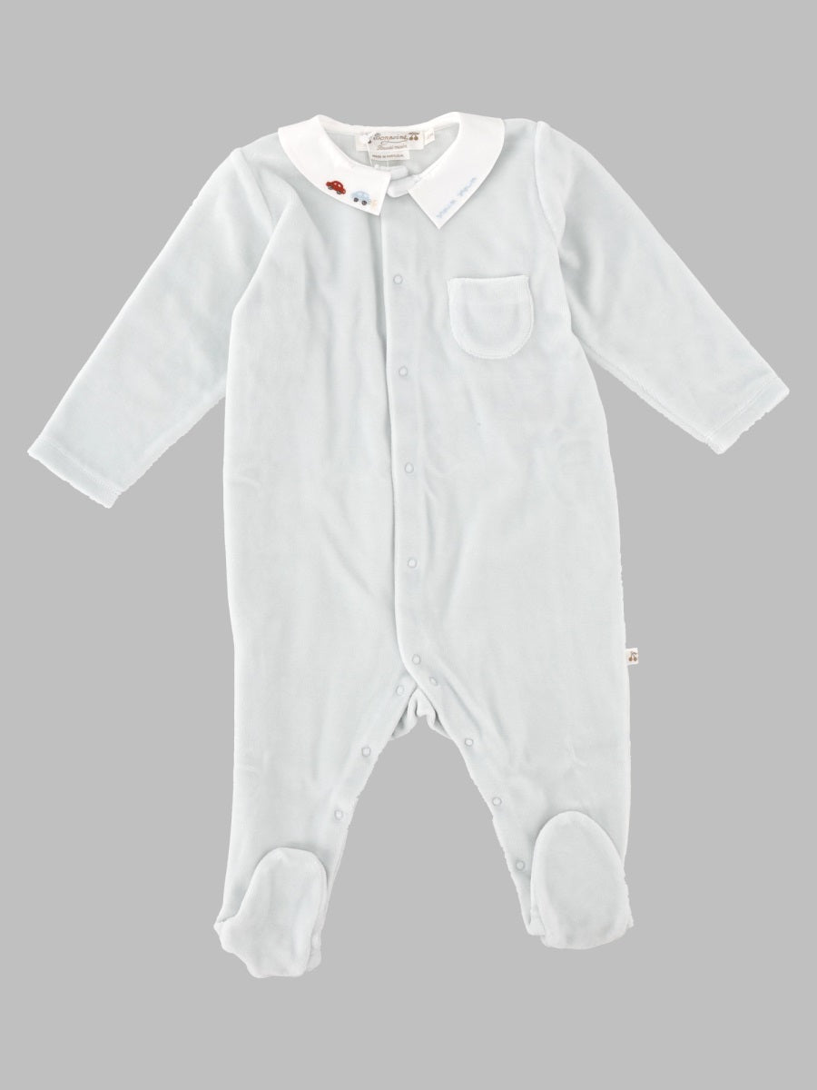 Bonpoint Tilouan Bodysuit — Blue by Bonpoint