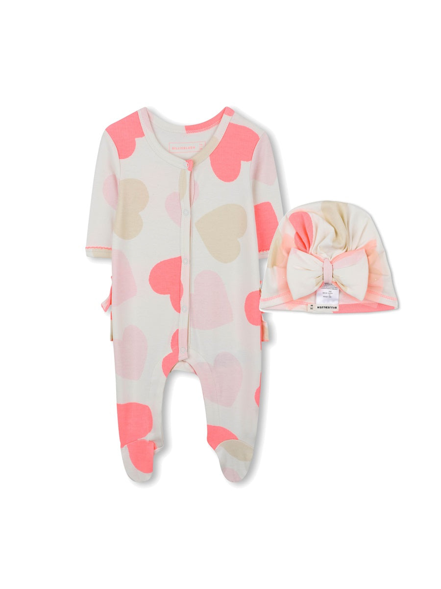 Billieblush Printed Cotton Pajama Set — White by Billieblush