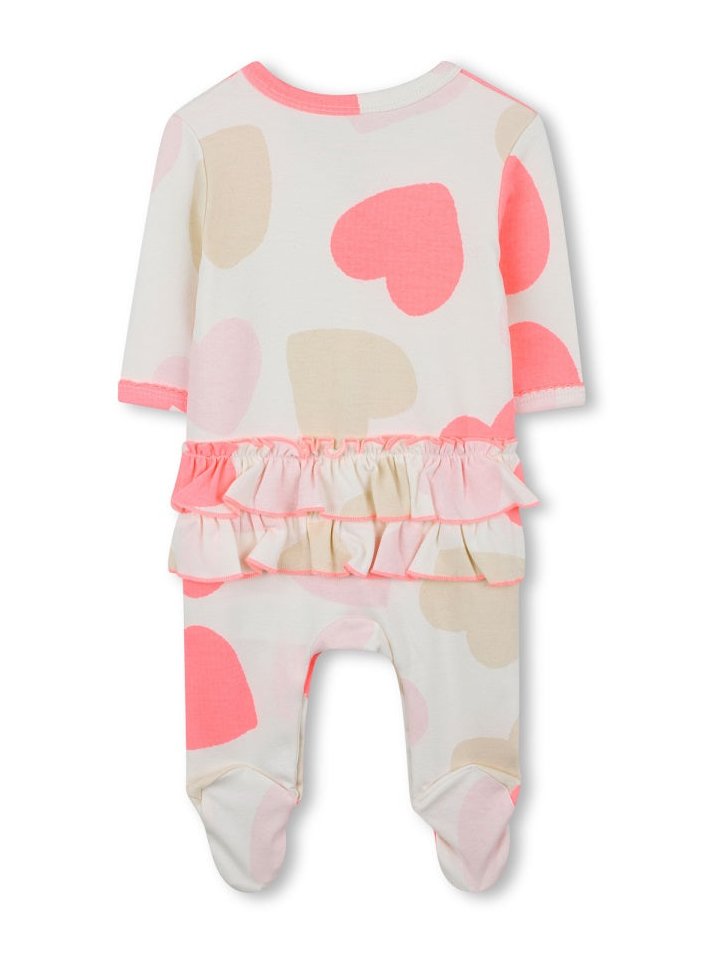 Billieblush Printed Cotton Pajama Set — White, view 4