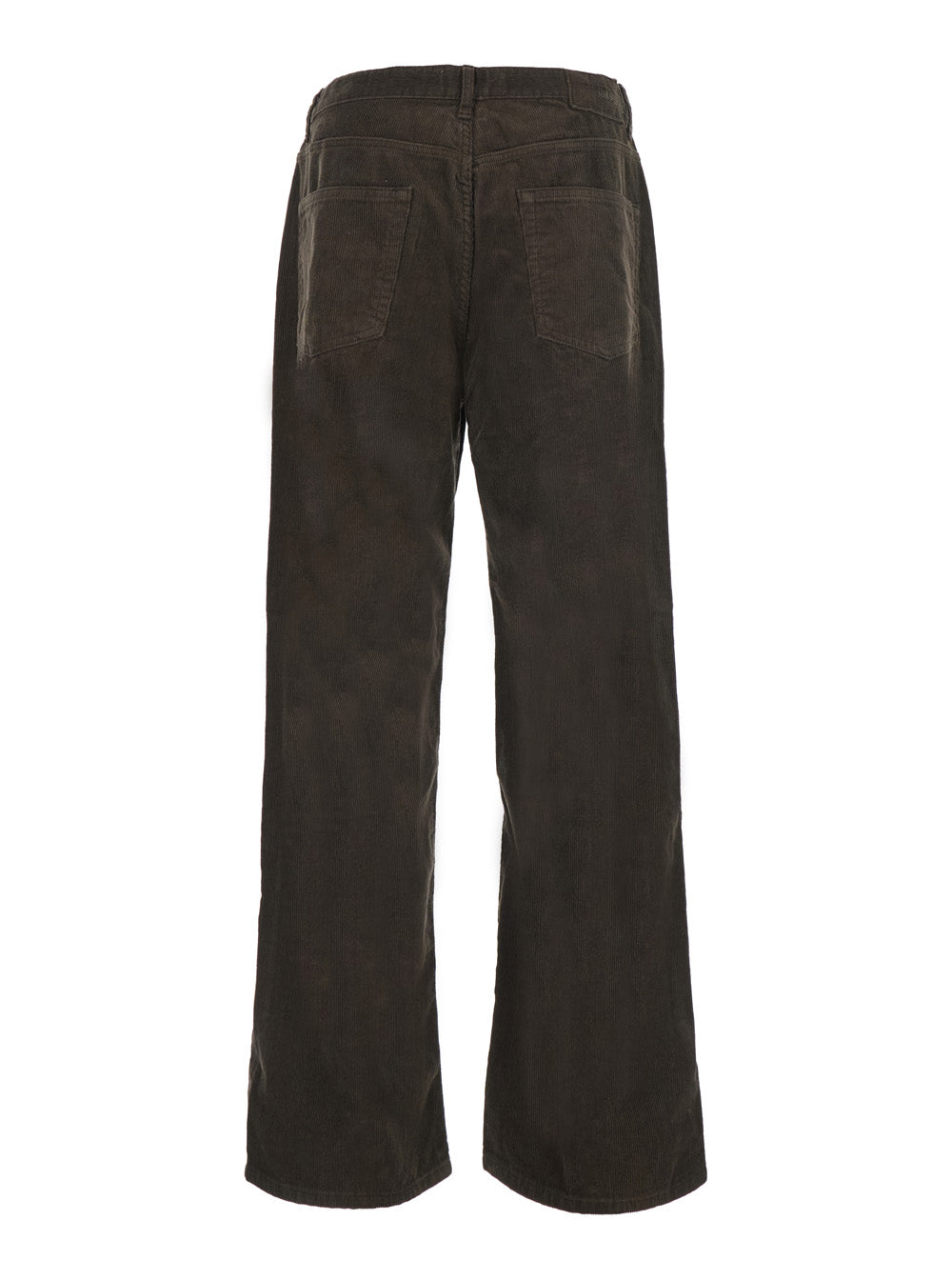 Dunst Wide Corduroy Trousers — Brown - M, view 2