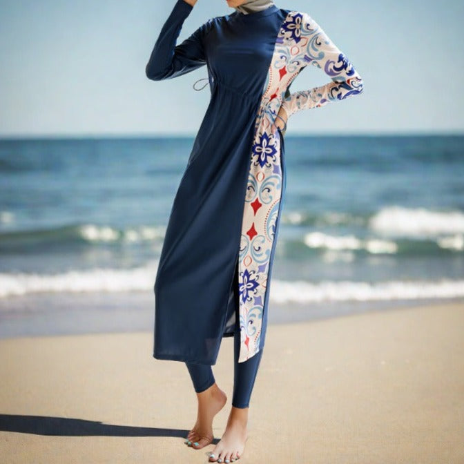 Aqua Modest: Stylish 3-Piece Burkini Swimsuit Set by Try Modest