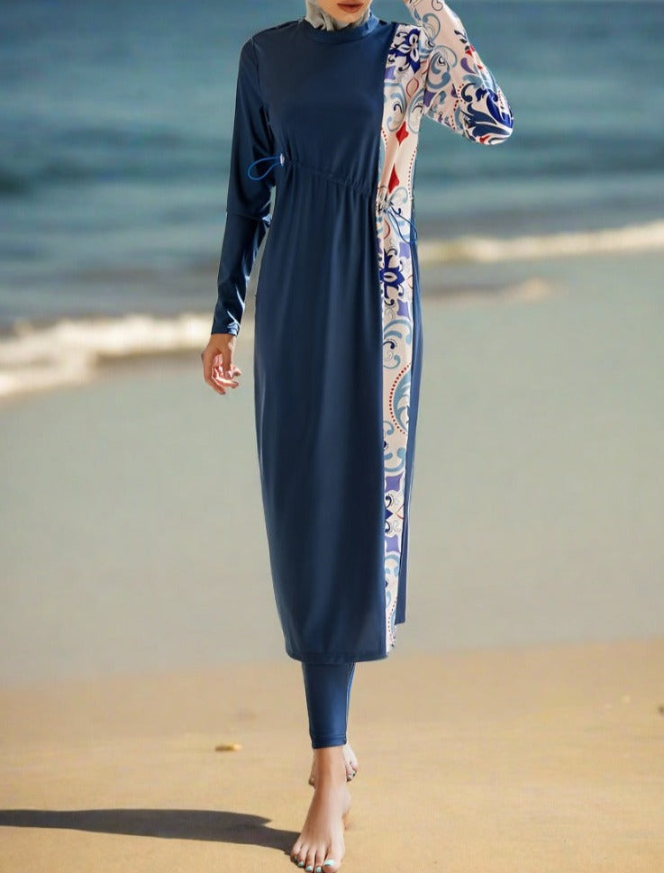 Aqua Modest: Stylish 3-Piece Burkini Swimsuit Set, view 2