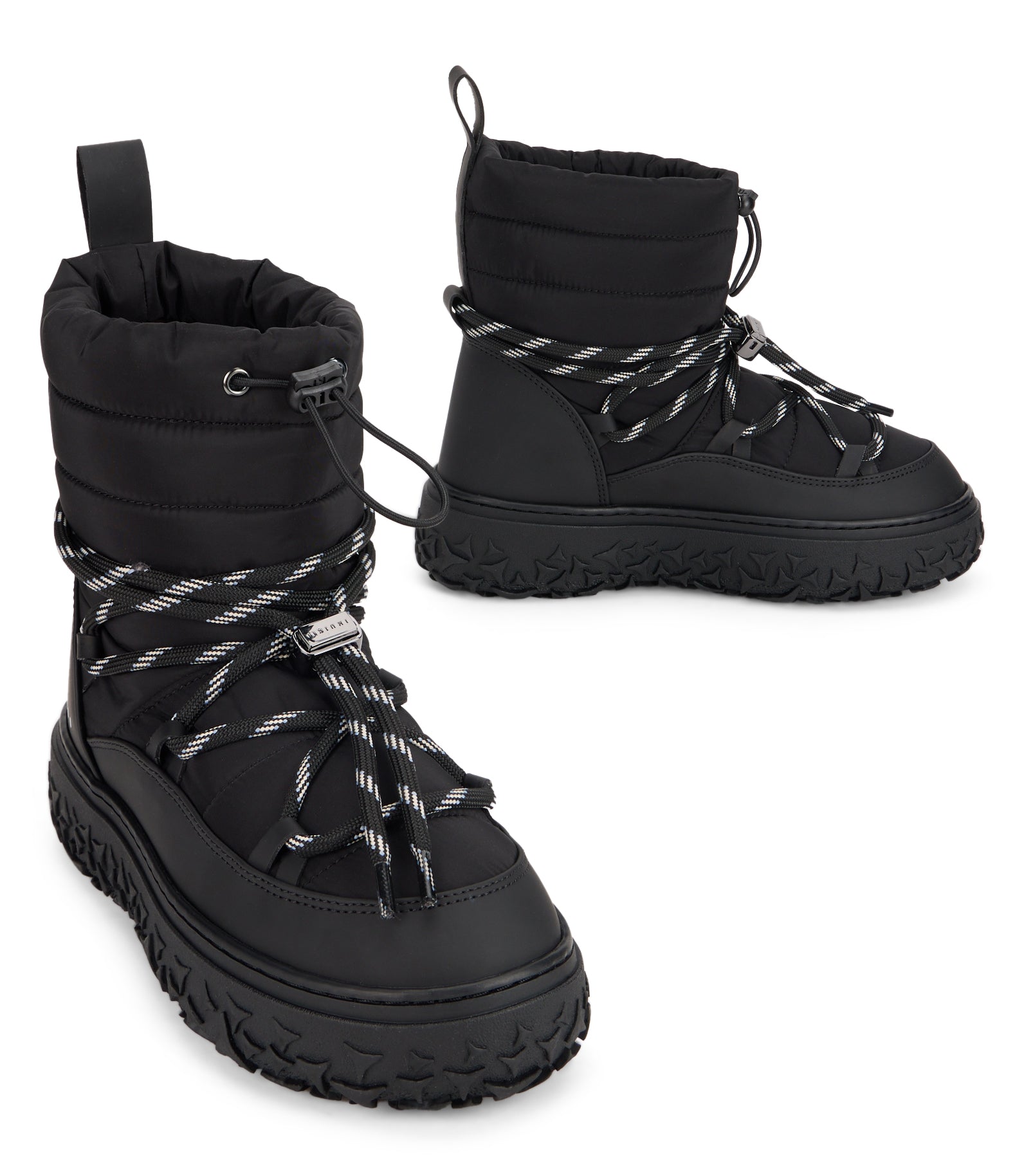 Inuikii Water-Resistant Technical Fabric Winter Boot — Black, view 3