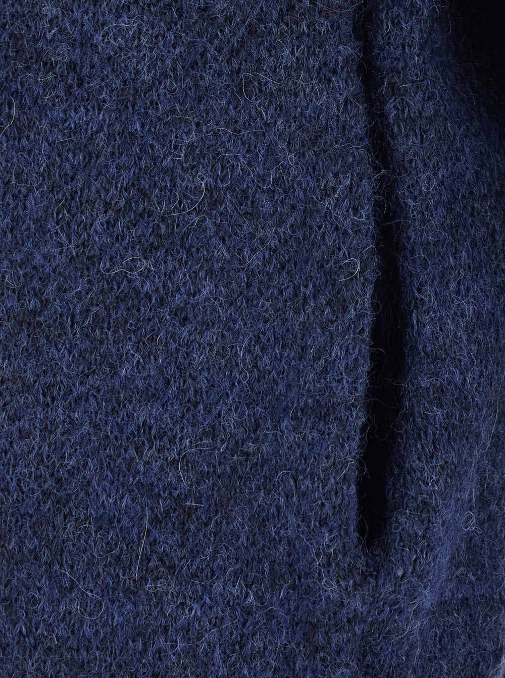 Coor Argyle Wool-Blend Zip-Up Sweater — Blue, view 3