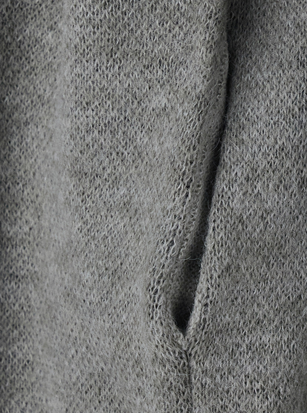 Coor Argyle Zip-Up Cardigan — Gray, view 3