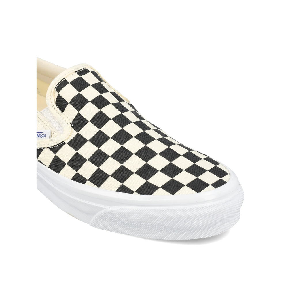Vans Checkerboard Canvas Sneakers — Black - 6.5, view 2