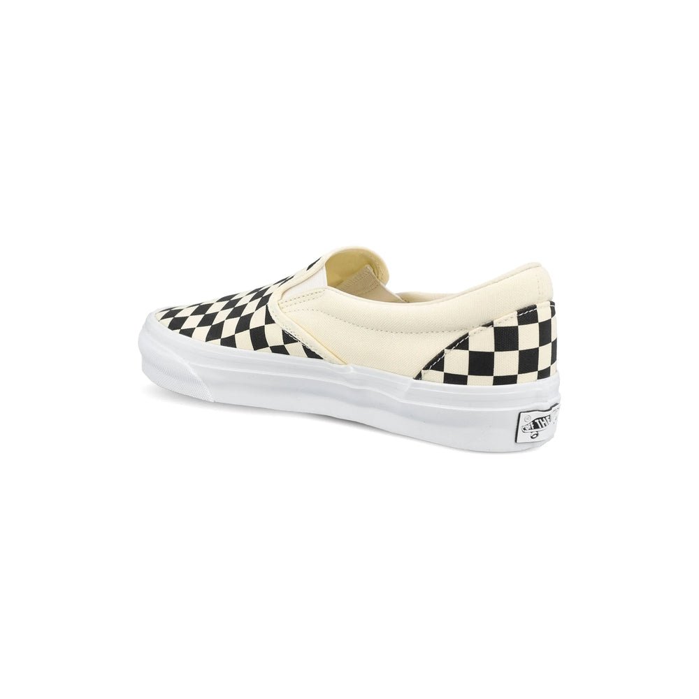 Vans Checkerboard Canvas Sneakers — Black - 6.5, view 4