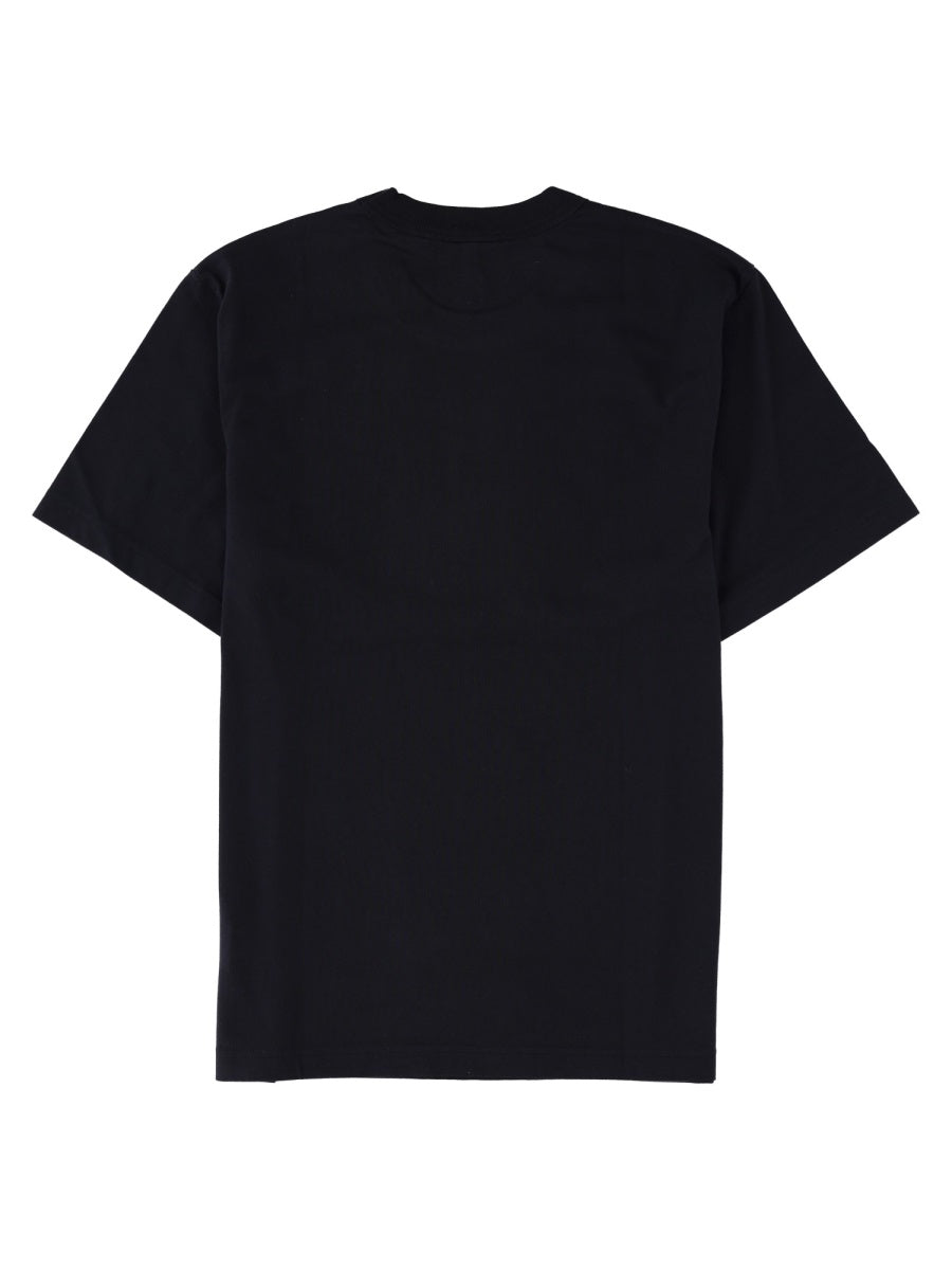Sunflower Logo-Embroidered T-Shirt — Blue, view 5