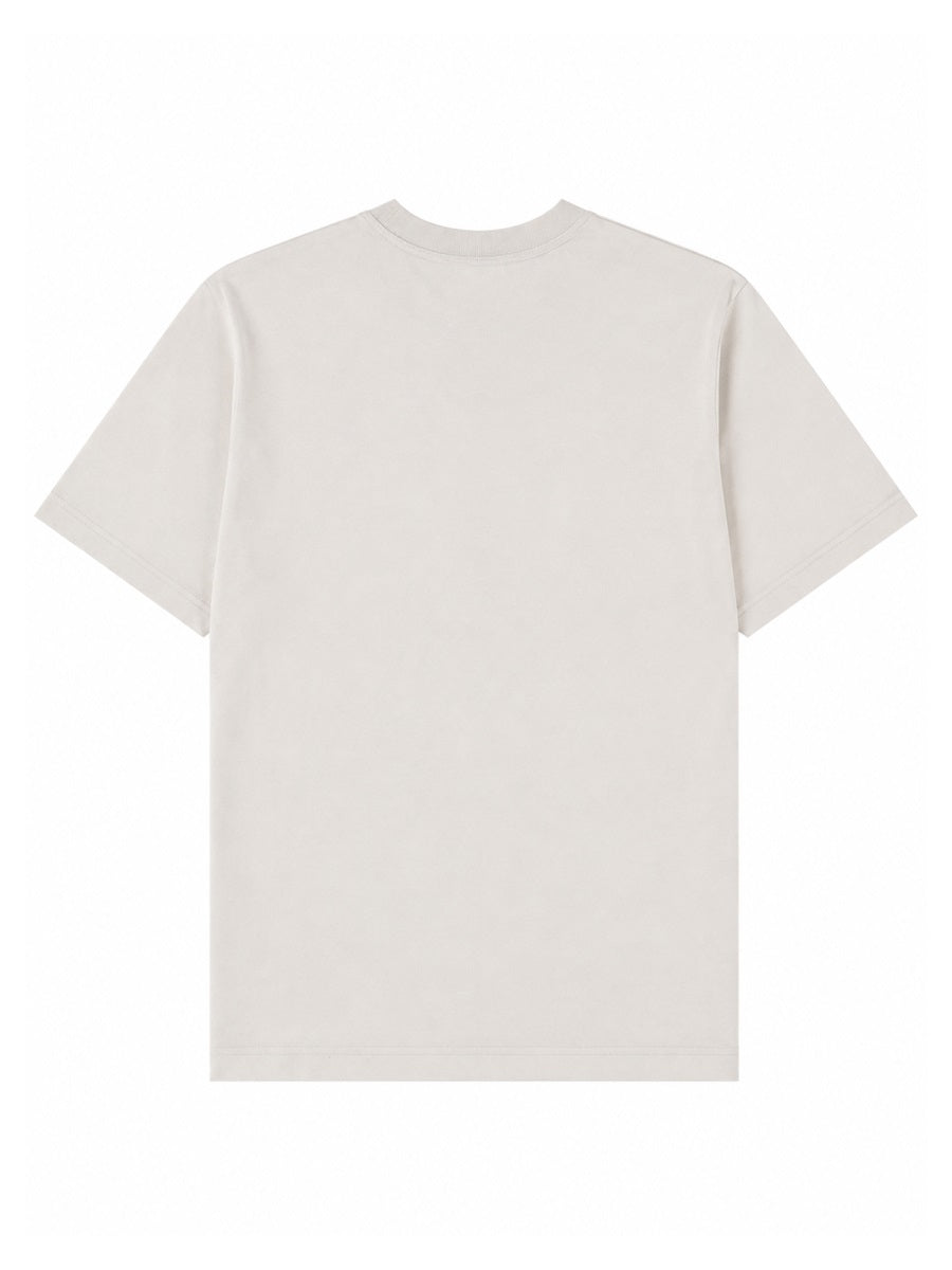 Sunflower Logo-Print Organic Cotton T-Shirt — Gray, view 5