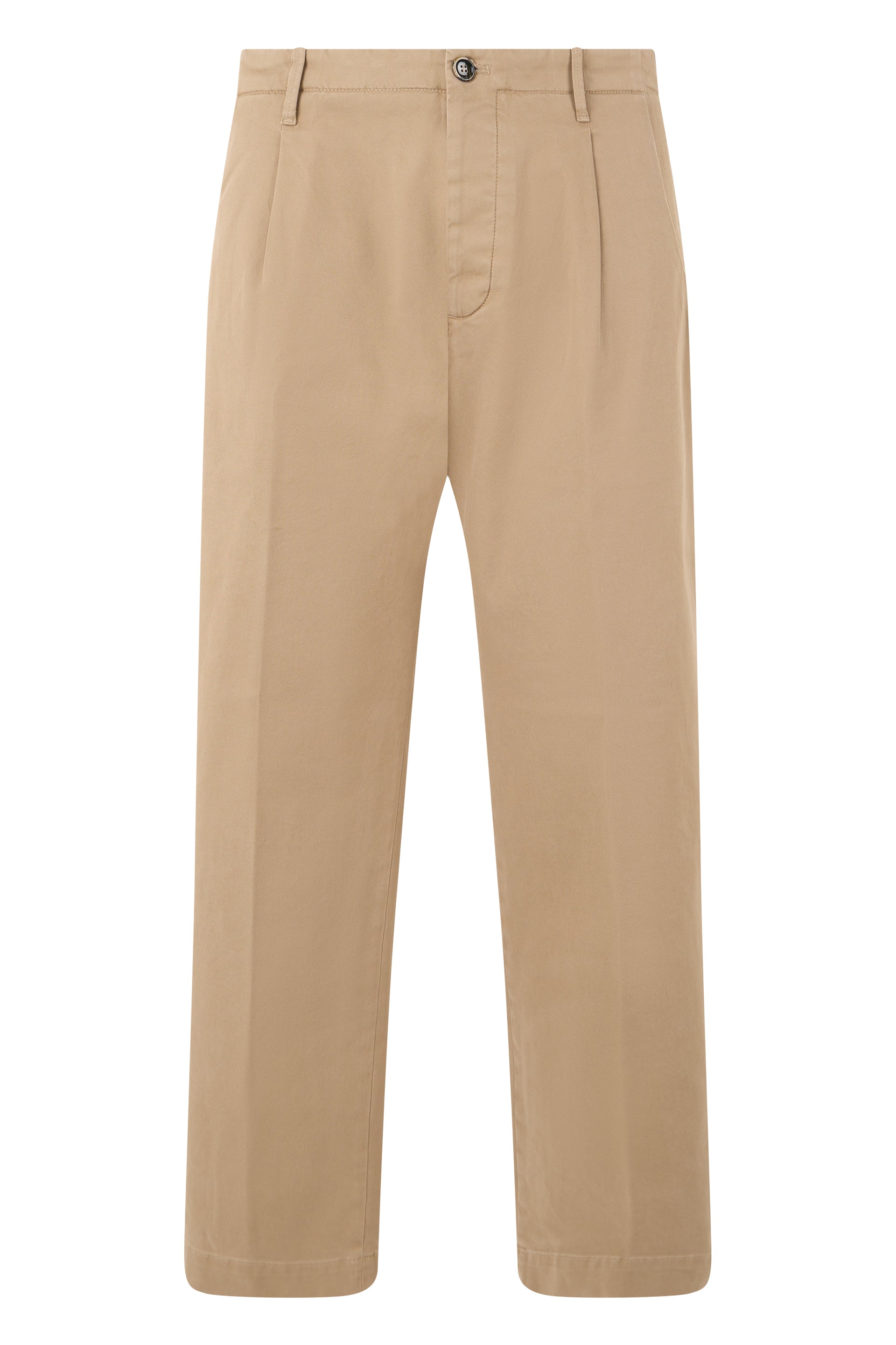 Nine In The Morning Virgin Wool Trousers — Beige - 46 by Nine In The Morning