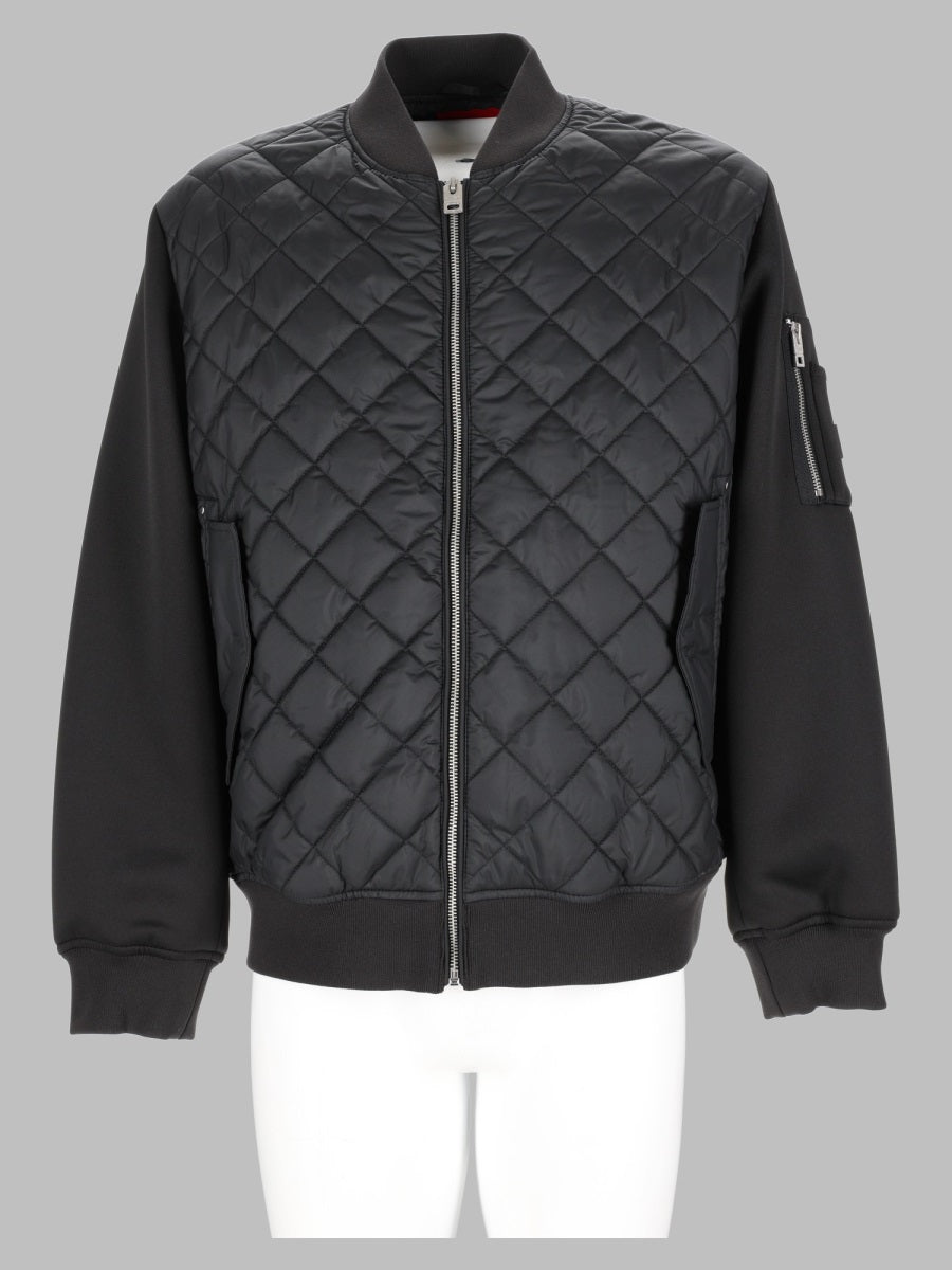 Hugo Water-Repellent Quilted Jacket — Black by Hugo