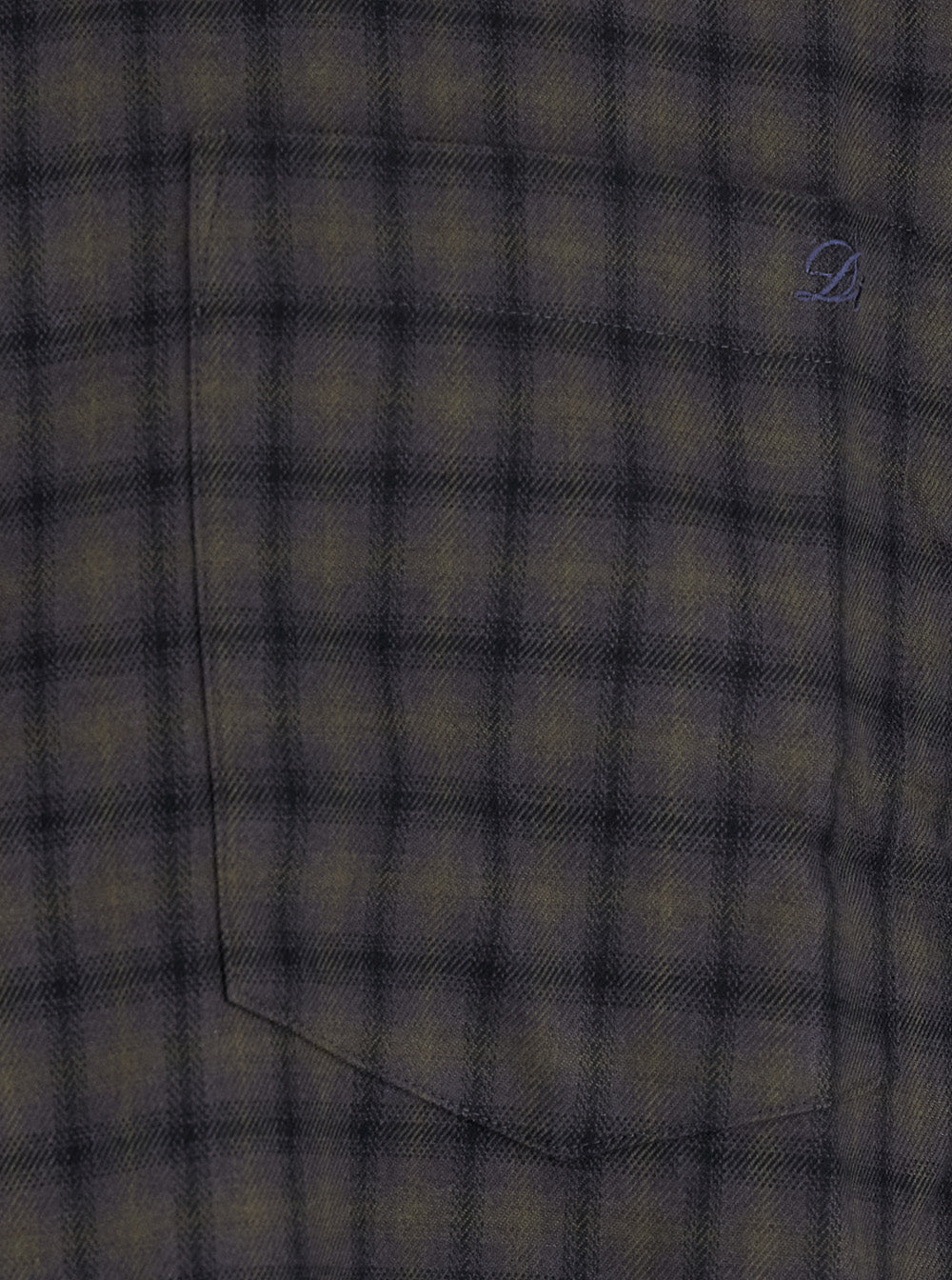 Dunst Checked Flannel Shirt — Green, view 6