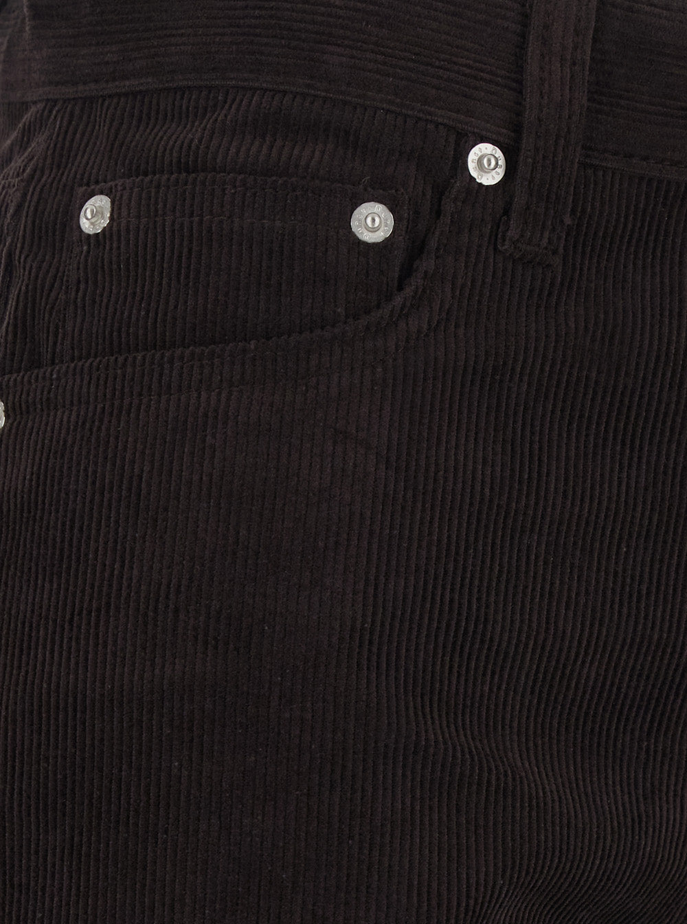 Dunst Straight Corduroy Trousers — Brown, view 3