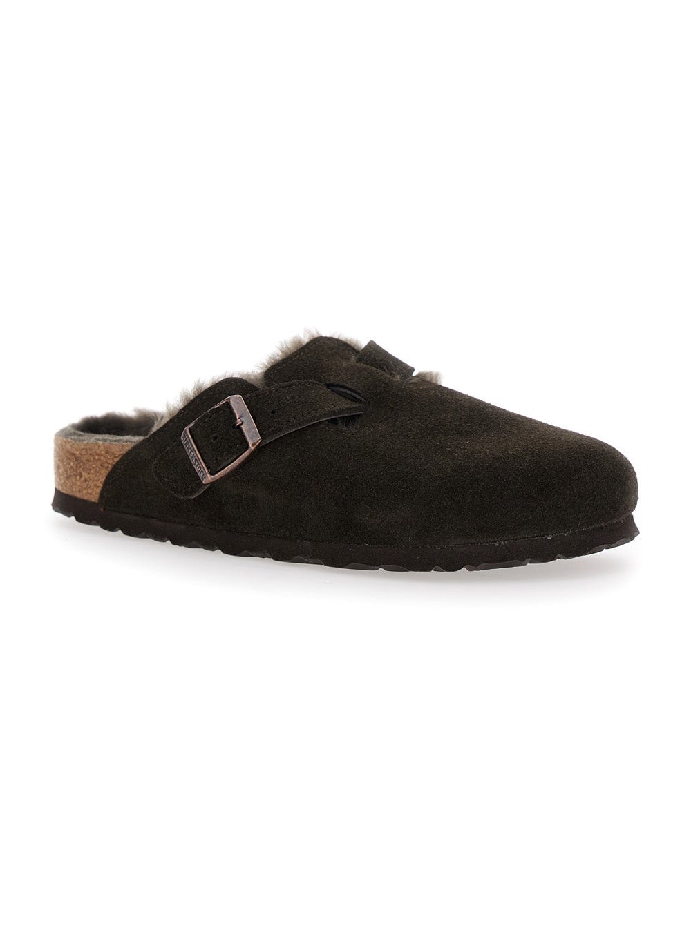 Birkenstock Boston Mules — Brown, view 2