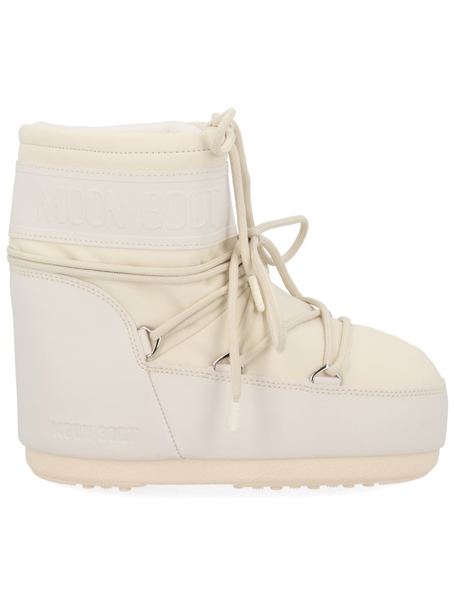 Moon Boot Icon Low Snow Boot — Ivory, view 4