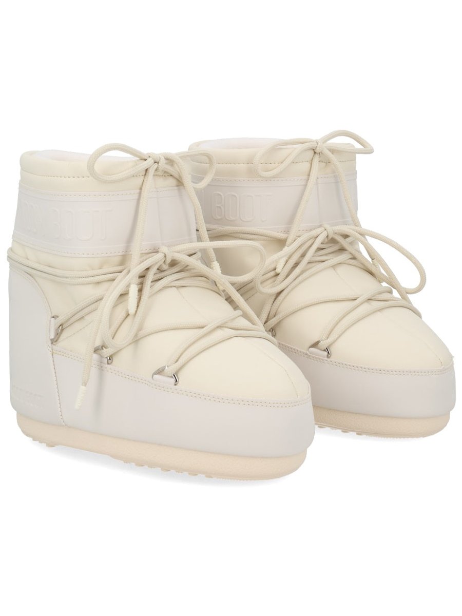 Moon Boot Icon Low Snow Boot — Ivory, view 5