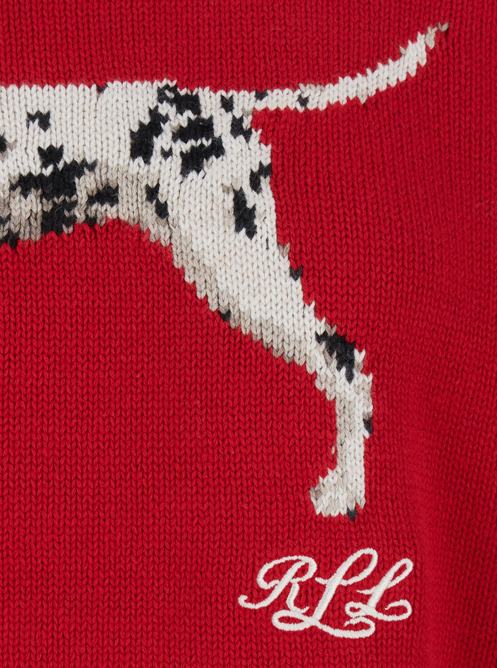 Lauren Ralph Lauren Cotton Pullover Sweater — Red, view 2
