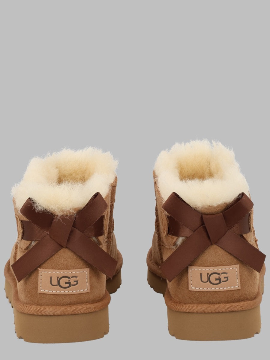 UGG Ultra Mini Bailey Bow Boots — Brown, view 2