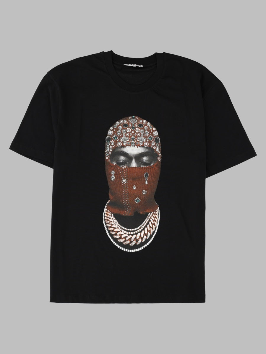 Ih Nom Uh Nit Mask Jewelry Print T-Shirt — Black by Ih Nom Uh Nit