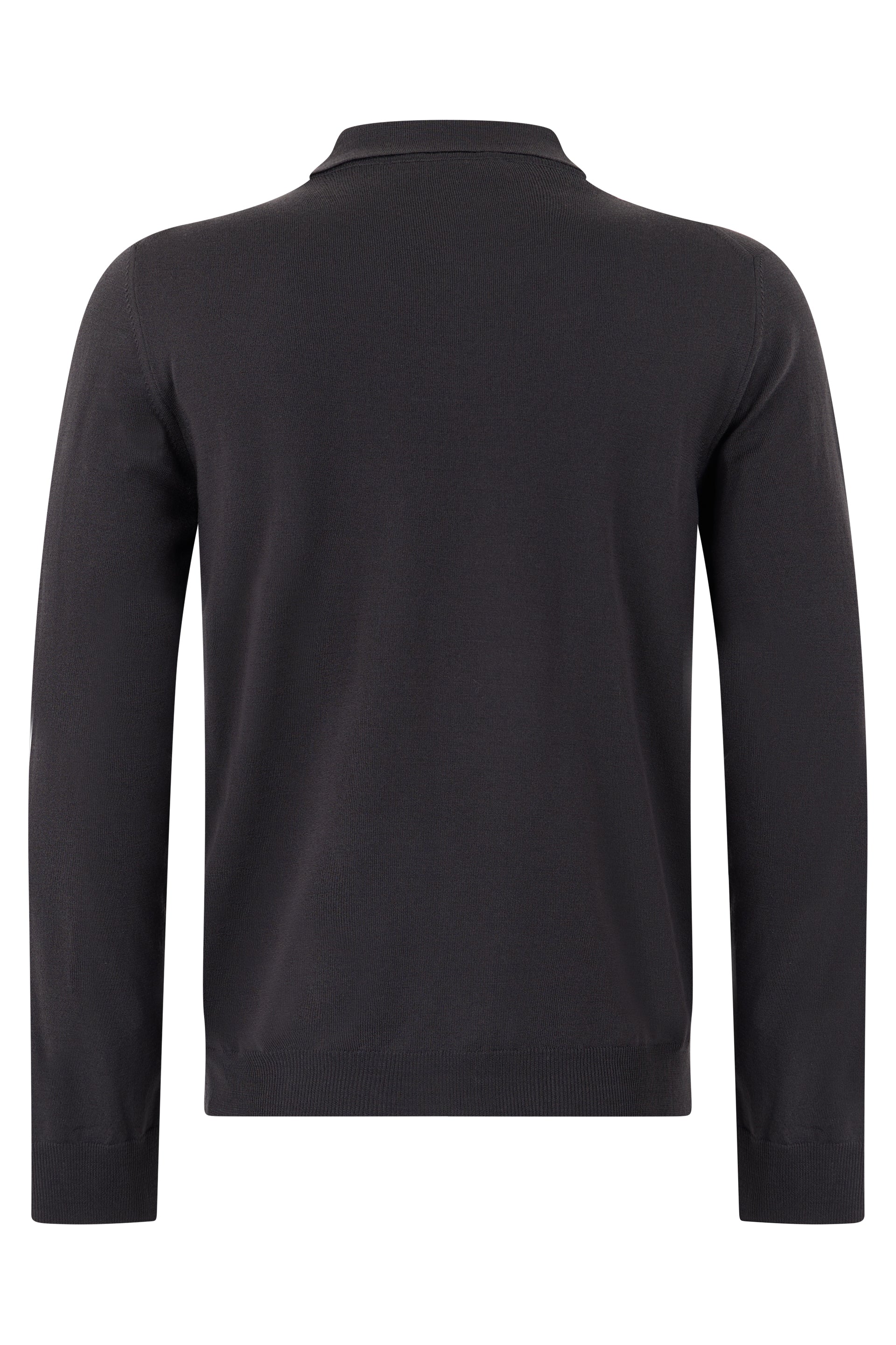 Slowear Virgin Wool Polo — Gray, view 2