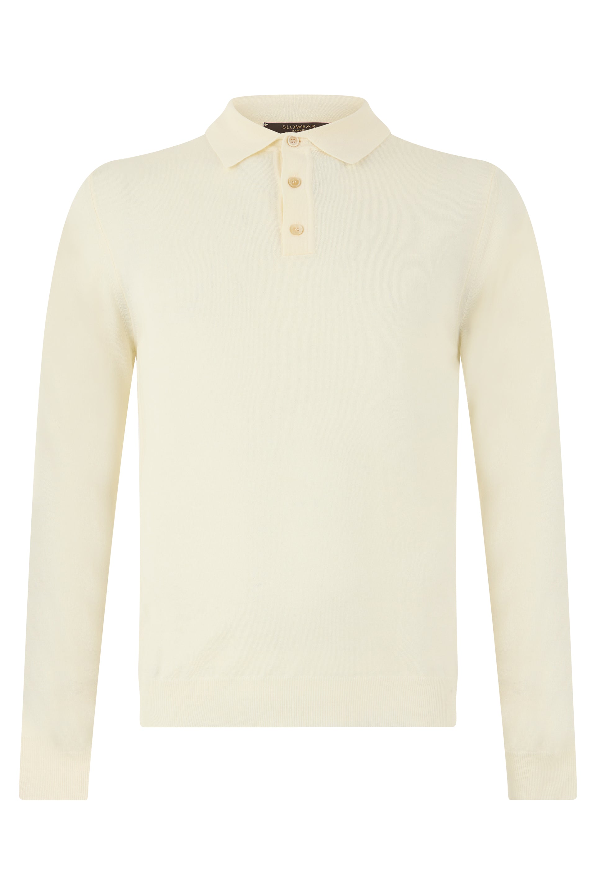 Slowear Virgin Wool Polo — Beige by Slowear