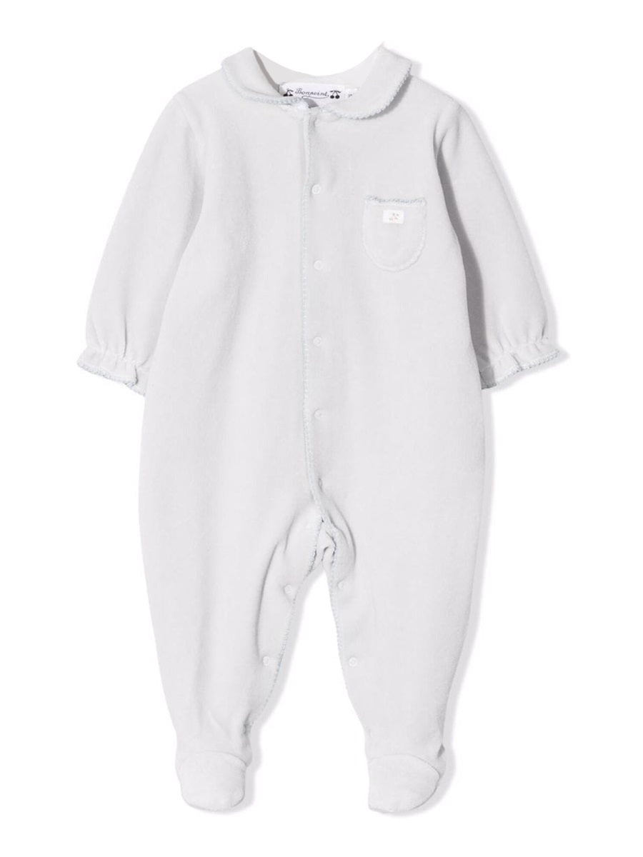 Bonpoint Talou Bodysuit — Gray by Bonpoint