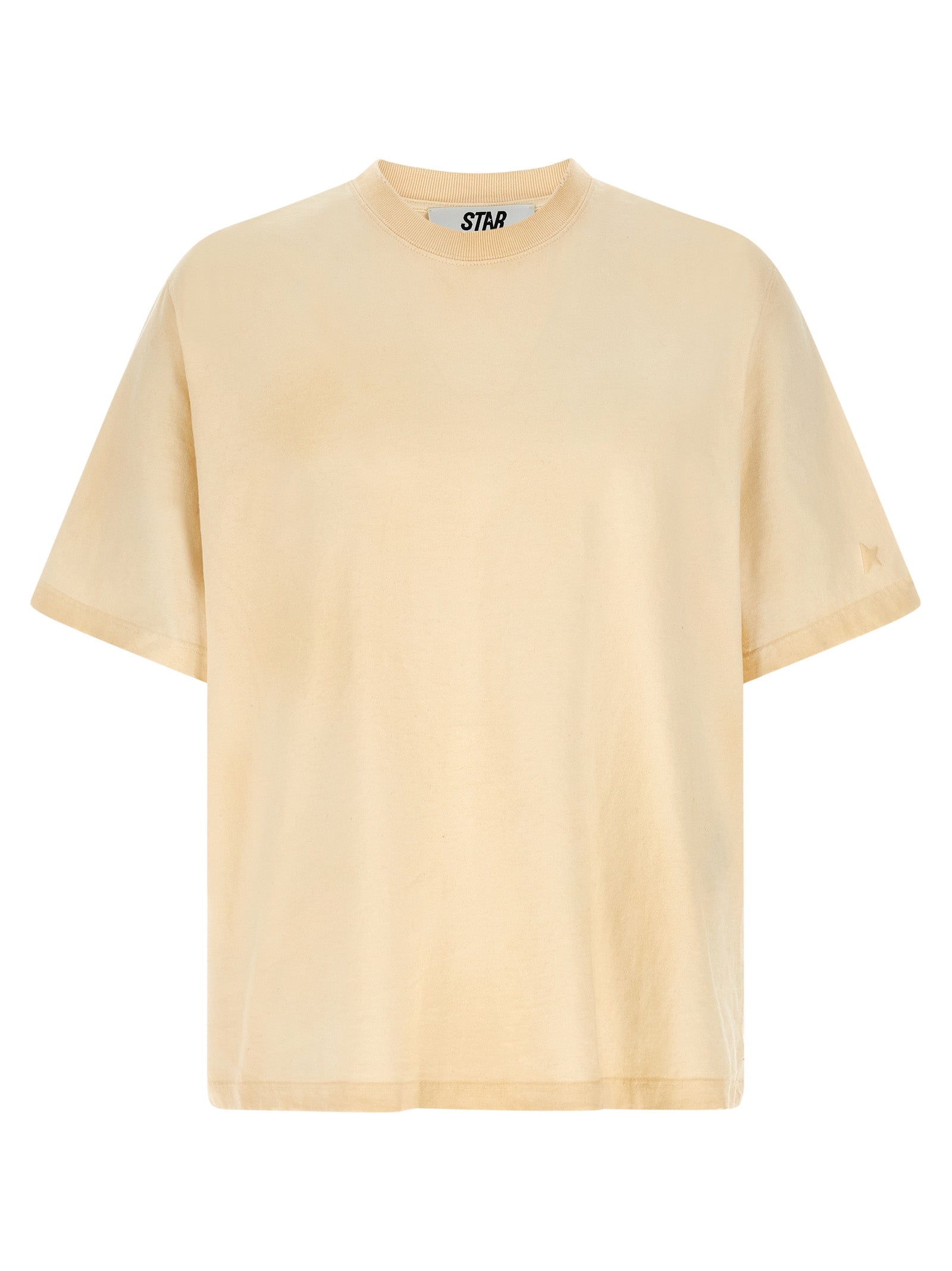 Golden Goose Cotton T-Shirt — Beige by Golden Goose