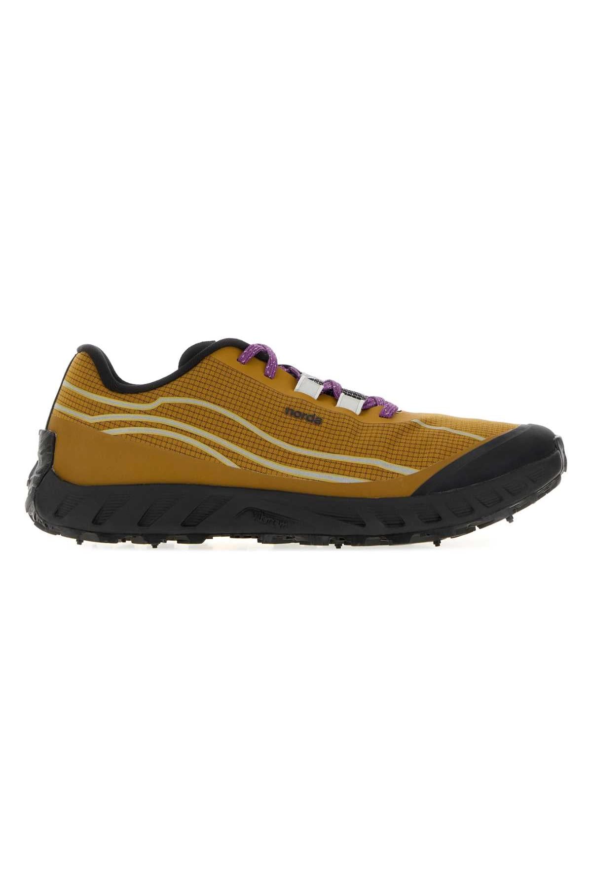 Norda Canvas Low-Top Sneakers — Gold by Norda