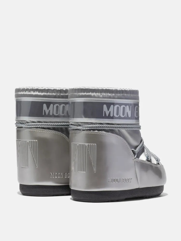 Moon Boot Silver Quilted Boot — Silver, view 2