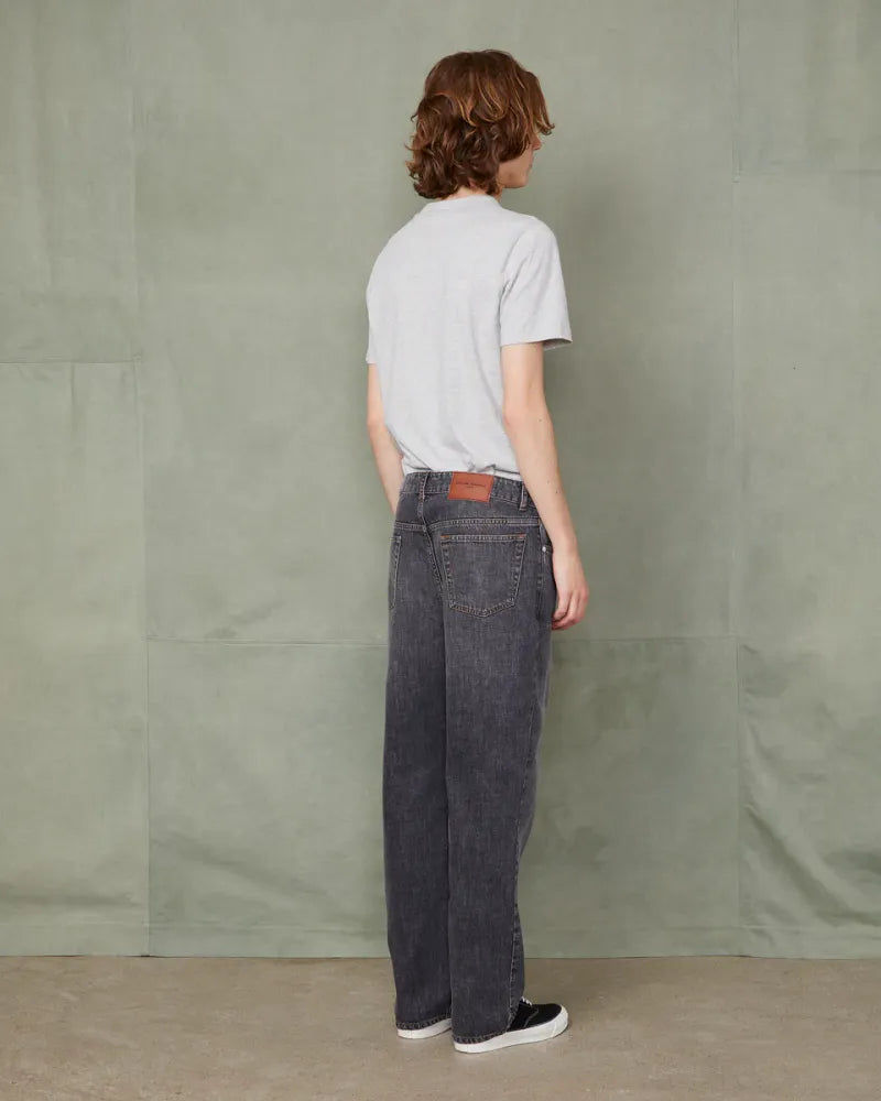 Officine Generale Off H26 Jeans — Anthracite, view 2