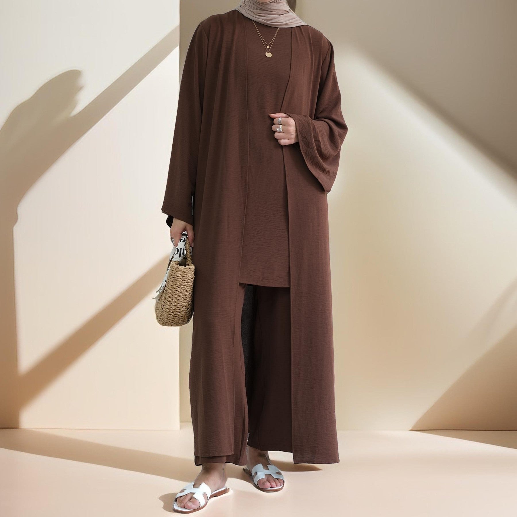 Comfy Cover-Up 3 PC Abaya Set by Try Modest