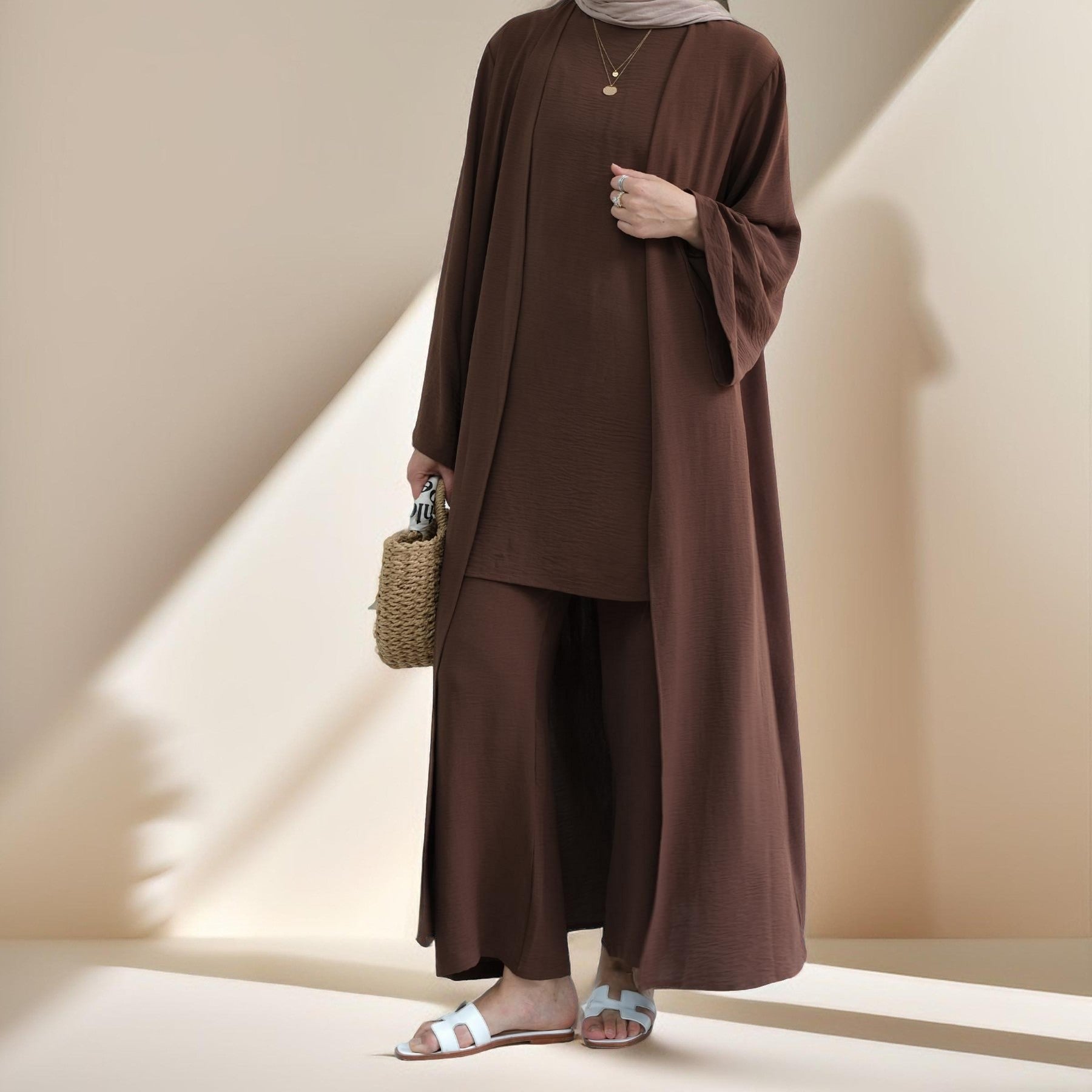 Comfy Cover-Up 3 PC Abaya Set, view 2