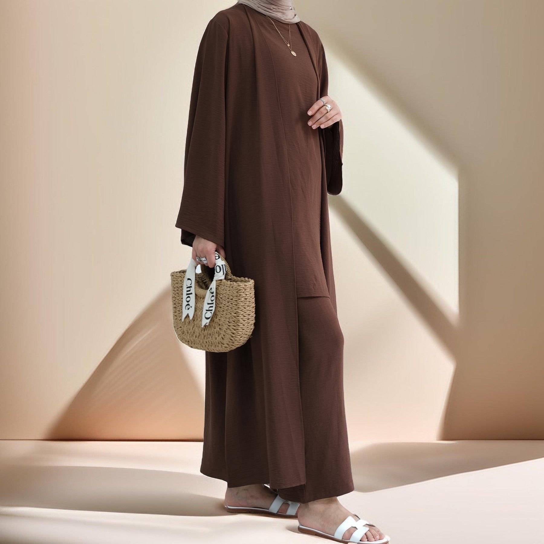 Comfy Cover-Up 3 PC Abaya Set, view 3