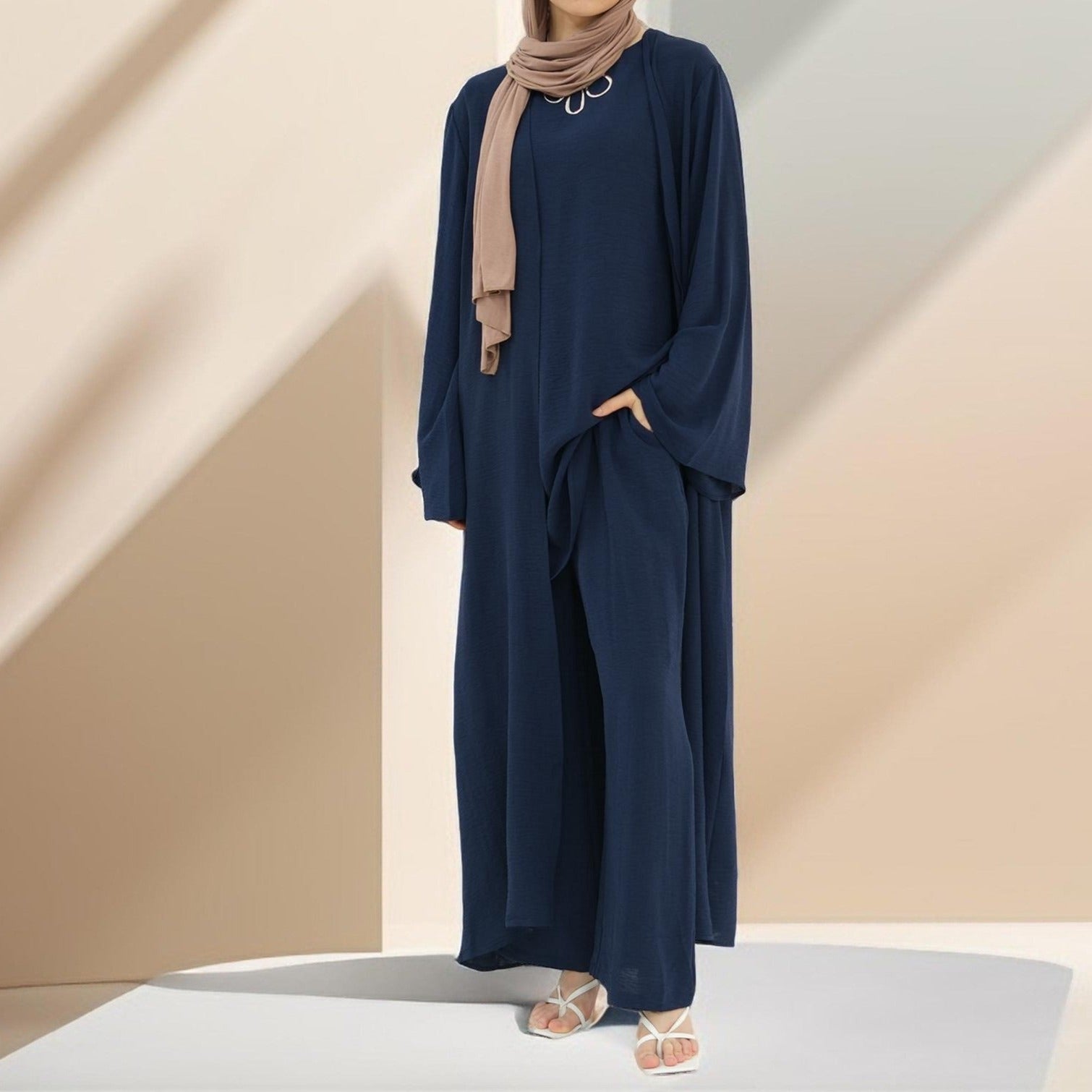 Comfy Cover-Up 3 PC Abaya Set, view 6