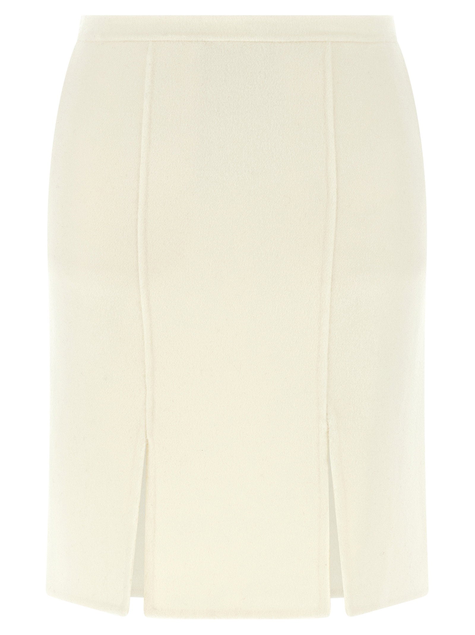 Loulou De Saison Judy Midi Skirt — Ivory by Loulou De Saison