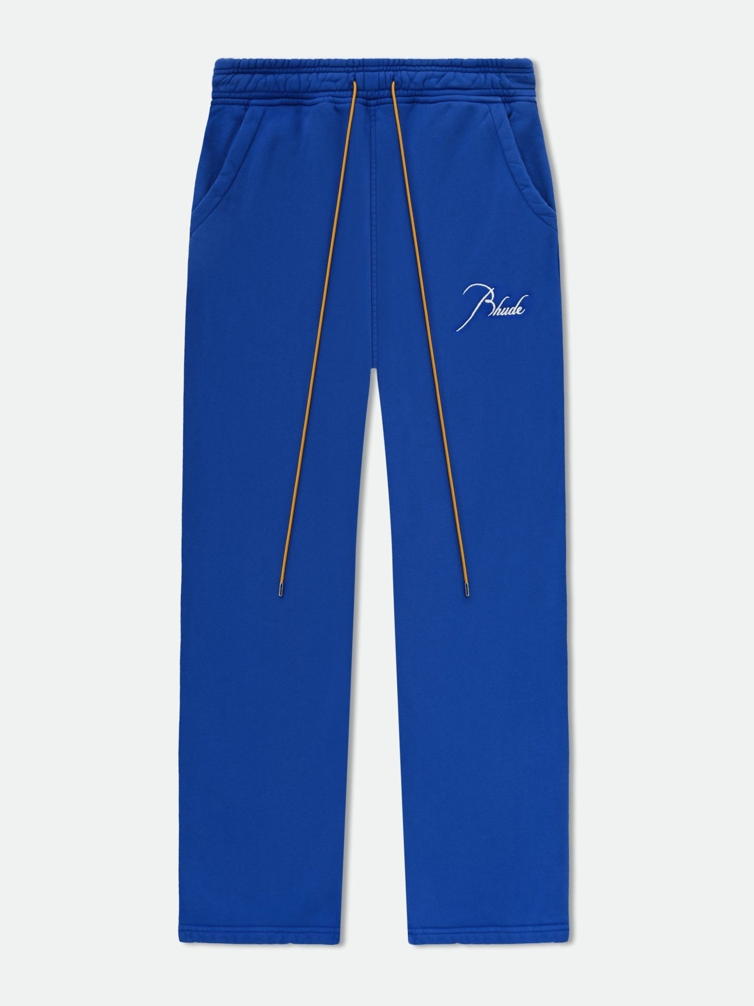 Rhude Cobalt Blue Cotton Joggers — Blue by Rhude