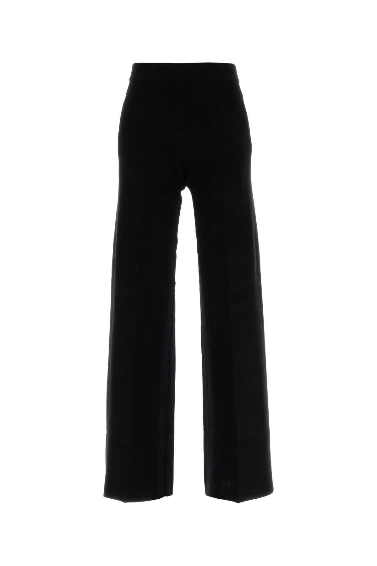 Blumarine Virgin Wool Trousers — Black by Blumarine