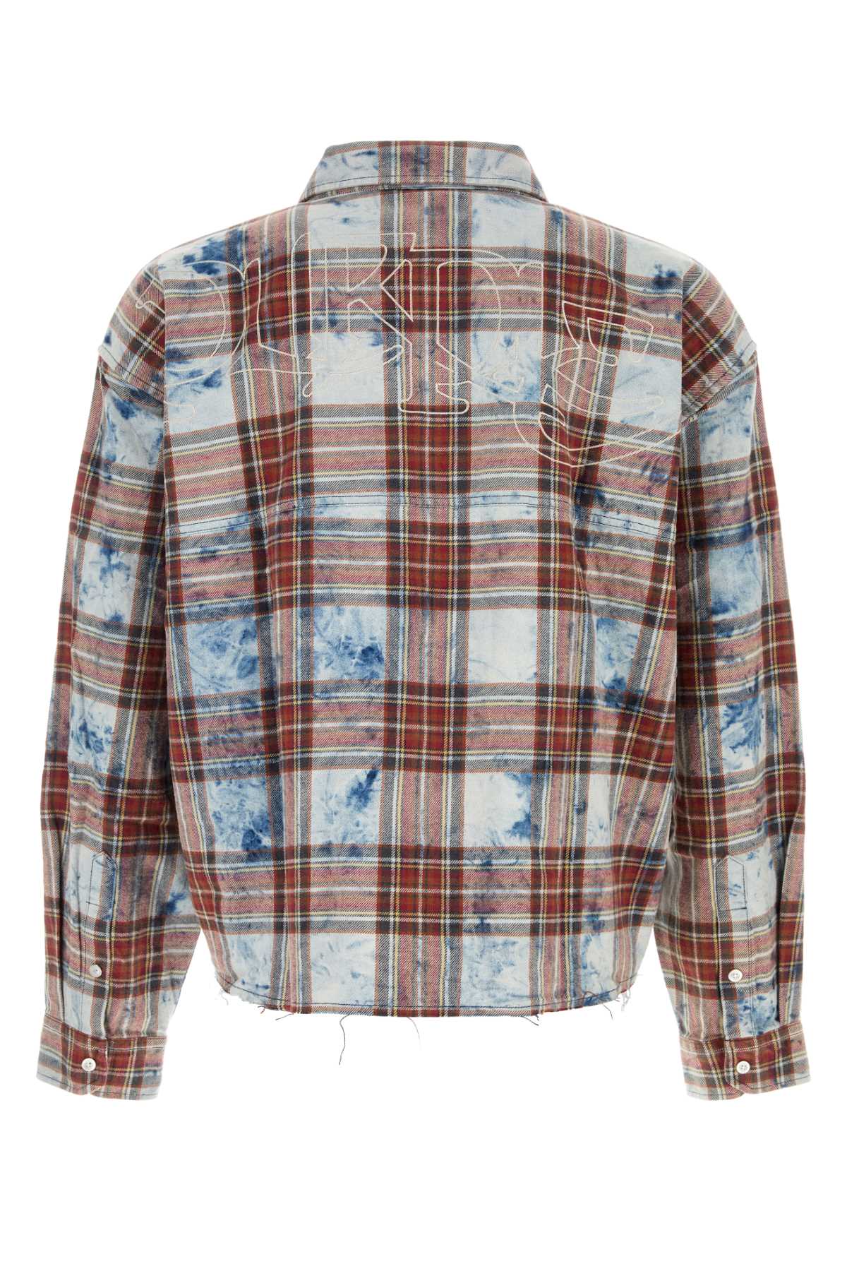 Purple Denim Multi Shirt — Red, view 2